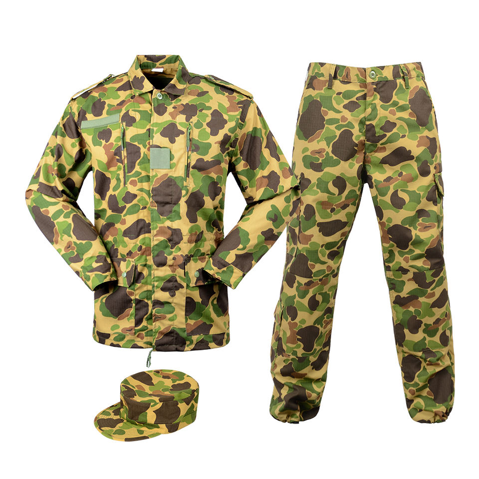 Africa Men's Outdoor Green Camo Camouflage Uniform Army Combat uniform