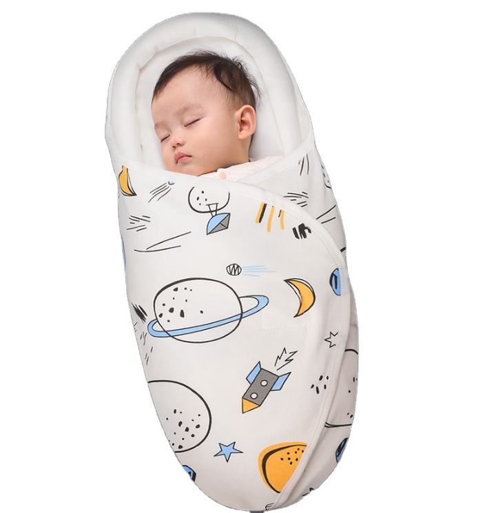 Newborn cotton babies sleeping sack bag new born baby cocoon swaddle blanket wrap set